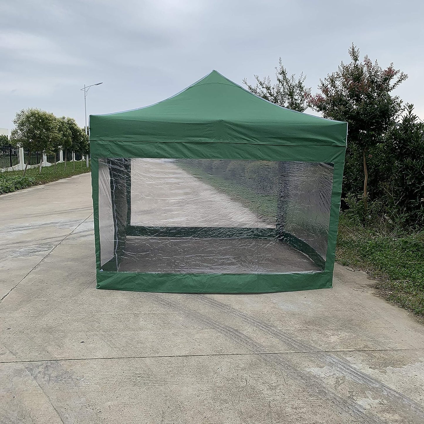 Sidewall Compatible With Edinco Gazebo Green