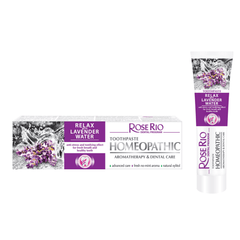 Edinco Rose Rio Homeopathic Toothpaste with Relax Lavender Water for soothing sleep aid