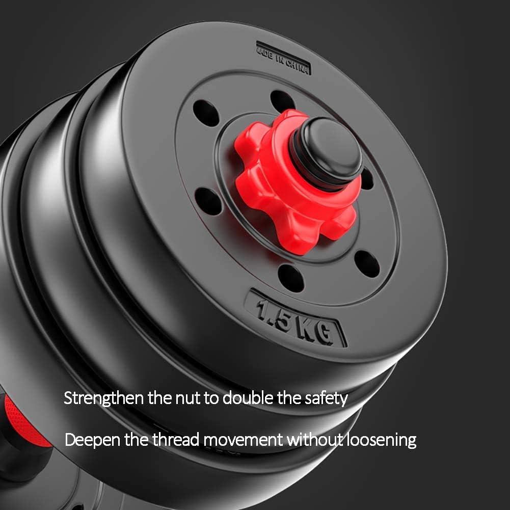 30KG Adjustable Dumbbells and Gym Gloves