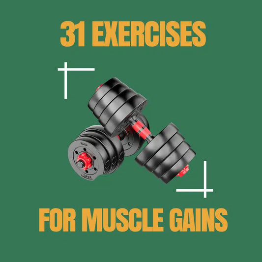 31 adjustable dumbbell excercises for muscle gains