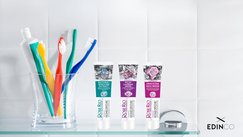 Edinco UK showcases Rose Rio Homeopathic Toothpaste, 3 pack