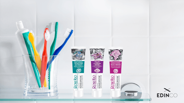 Edinco UK showcases Rose Rio Homeopathic Toothpaste, 3 pack