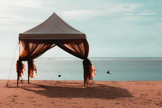 gazebo on the beach