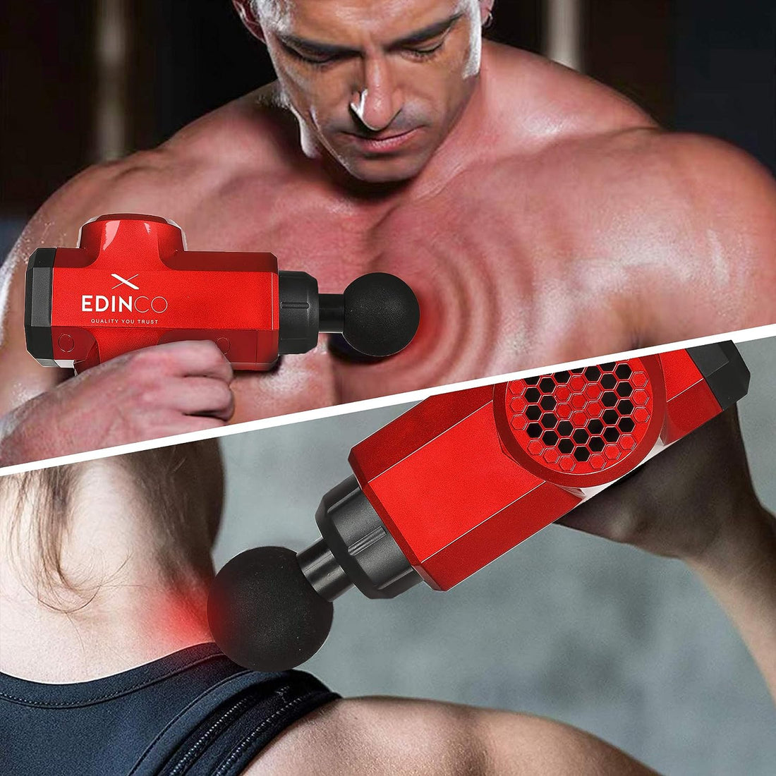 Edinco sports massage gun for athletes