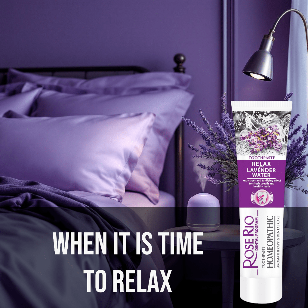 Edinco Lavender Water Sleep Aid Toothpaste for restful nights and to help you relax