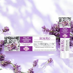Edinco Homeopathic Lavender Toothpaste for dental care with relax sleep aid benefits