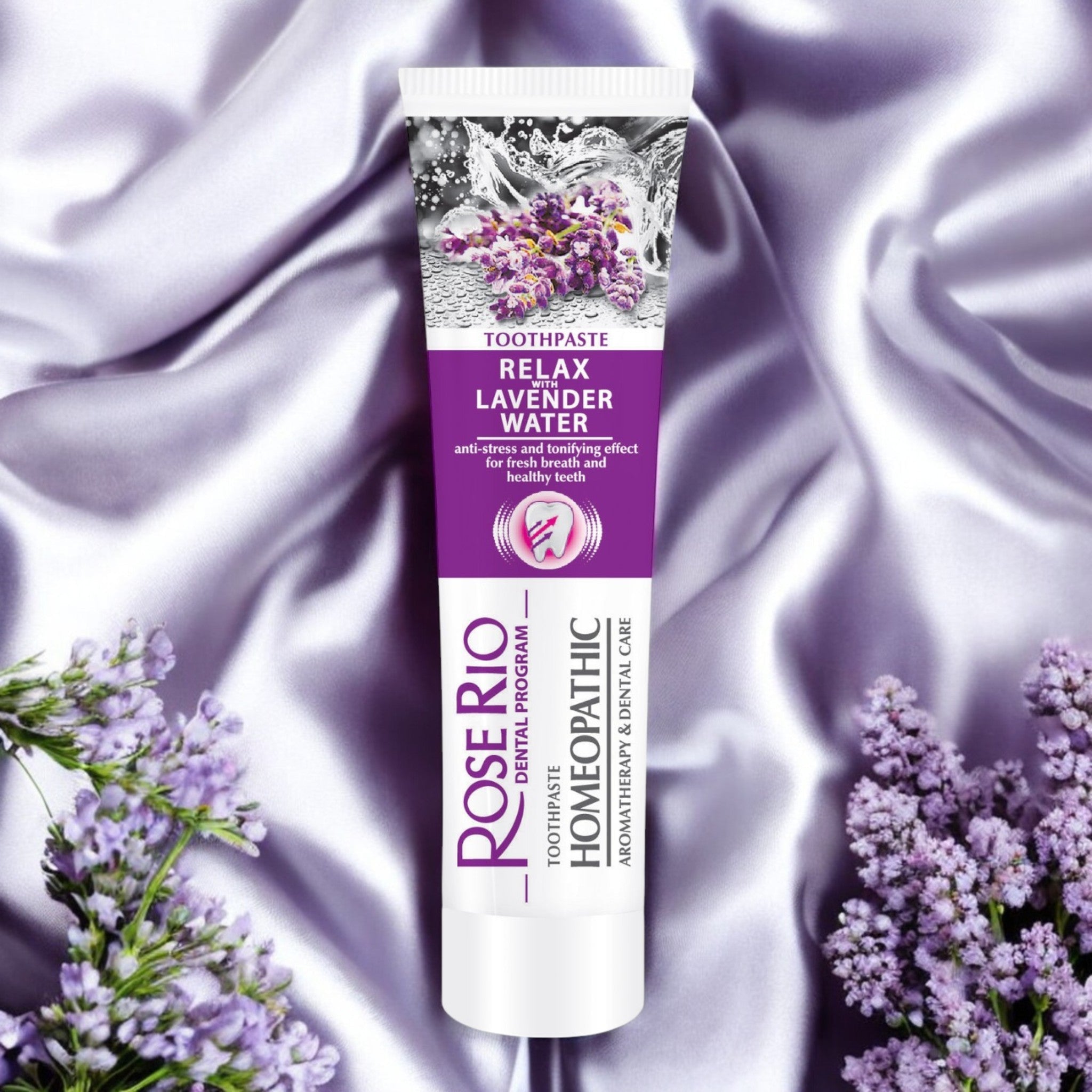 Edinco Lavender Water Toothpaste for relax sleep aid and fresh healthy breath