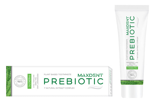 Prebiotic Fluoride-Free Toothpaste - Peppermint & Tea Tree Oils - 75ml