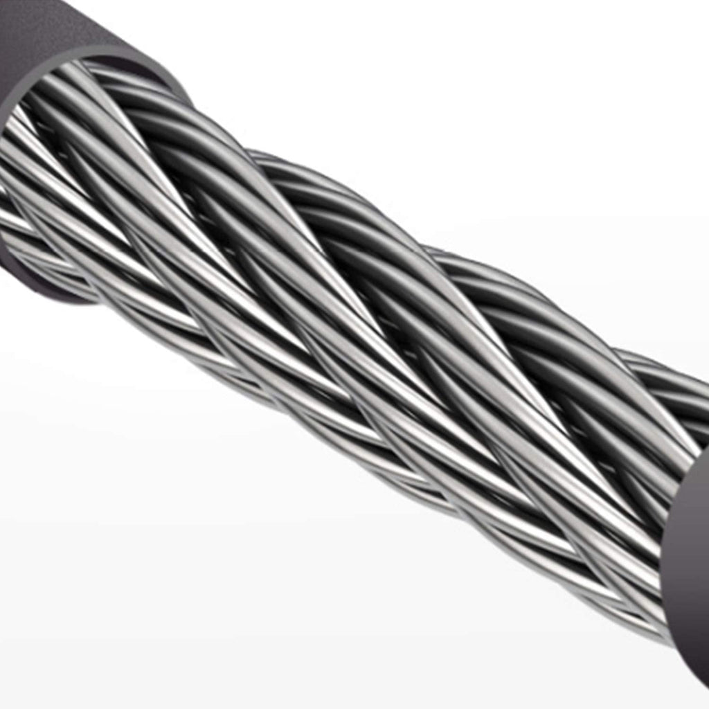 Edinco Durable Bike and Scooter Lock Made from Strong Steel Cable for Enhanced Security