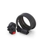 Edinco bike and scooter lock with adjustable combination and easy-to-mount holder for secure protection