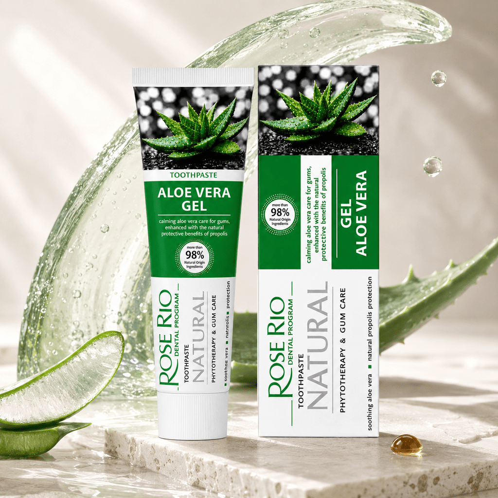 Edinco Aloe Vera Toothpaste with Propolis, SLS-Free and Fluoride-Free, 98% Natural Toothpaste for Gentle Gum Care, 65 ml - Edinco-Edinco