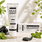 Edinco Charcoal Whitening Toothpaste with Fluoride, Coconut Activated Charcoal, 95% Natural Toothpaste, Surface Stain Removal, Fresh Breath & Tartar Control, 75 ml - Edinco-Edinco