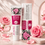 Edinco Damascena Rose Water Toothpaste, Fluoride-Free Non-Mint Toothpaste with Xylitol, Gentle Cleansing for Teeth and Gums, Rose-Flavoured Everyday Oral Care, 65 ml - Edinco-Edinco