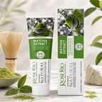 Edinco Matcha Toothpaste with Xylitol, SLS-Free and Fluoride-Free, 97% Natural Toothpaste, Green Tea Formula, 65 ml - Edinco-Edinco