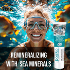 Edinco Natural Spirulina Extract Toothpaste for healthy teeth, helps to regenerate enamel