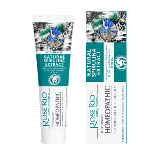 Edinco Sea Minerals and Spirulina Toothpaste, Fluoride-Free with Xylitol for Enamel-Conscious Daily Oral Care, 65 ml - Edinco-Edinco
