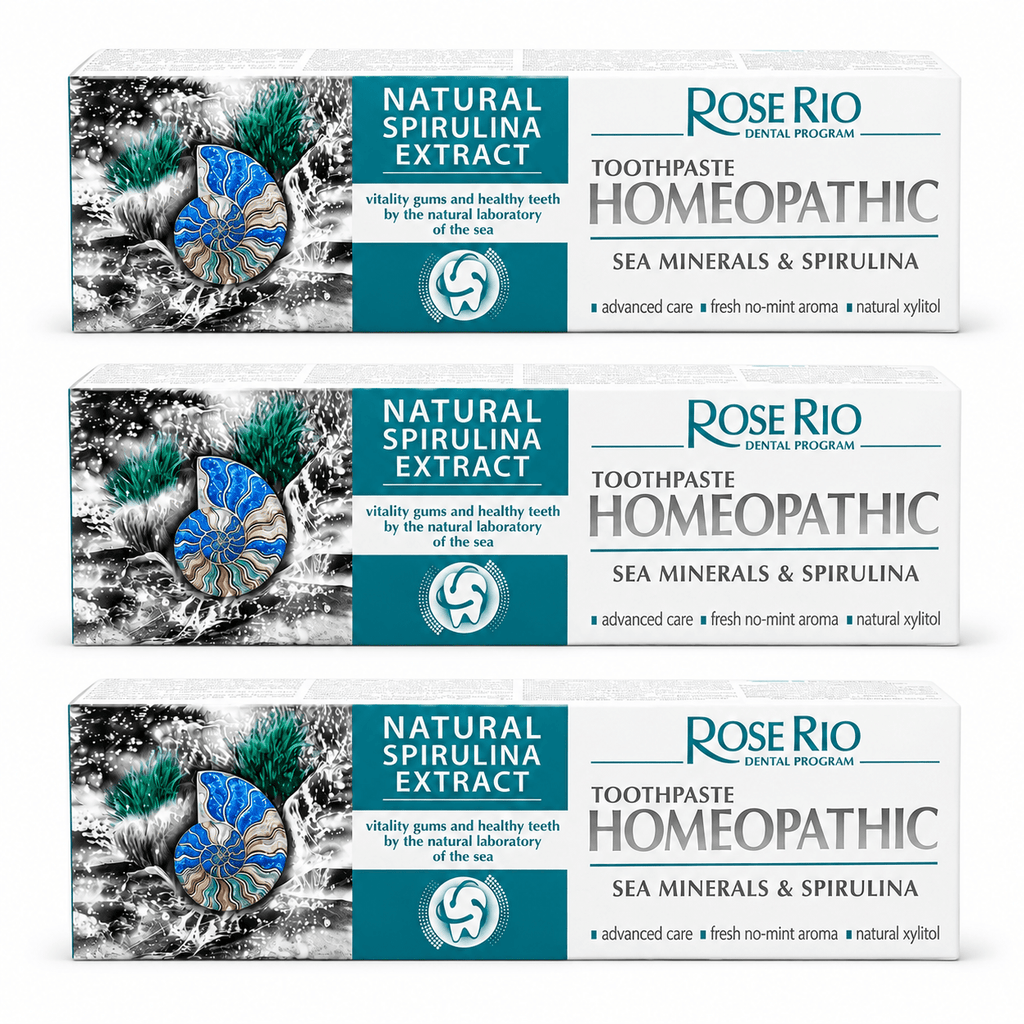 Fluoride-Free Toothpaste for Enamel | Natural Sea Minerals Spirulina - Edinco-Edinco