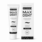 MaxDent Charcoal Whitening Toothpaste with Fluoride & Natural Oils – 75 ml - Edinco-Edinco