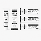 MaxDent Charcoal Whitening Toothpaste with Fluoride & Natural Oils – 75 ml - Edinco-Edinco
