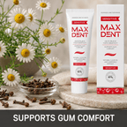 MaxDent Sensitive Toothpaste with Potassium Nitrate, Fluoride, Clove Oil & Chamomile – 75 ml - Edinco-Edinco