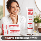 MaxDent Sensitive Toothpaste with Potassium Nitrate, Fluoride, Clove Oil & Chamomile – 75 ml - Edinco-Edinco