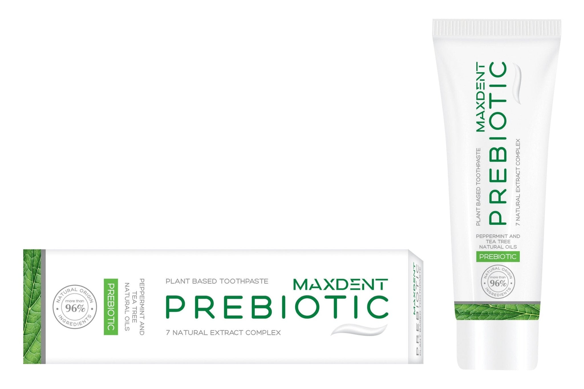 Prebiotic Fluoride - Free Toothpaste - Peppermint & Tea Tree Oils - 75ml - Edinco - Edinco