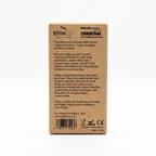Edinco eco-friendly behind brown kraft paper packaging box for 4-pack recyclable charcoal toothbrush heads compatible with Philips Sonicare , teeth whitening